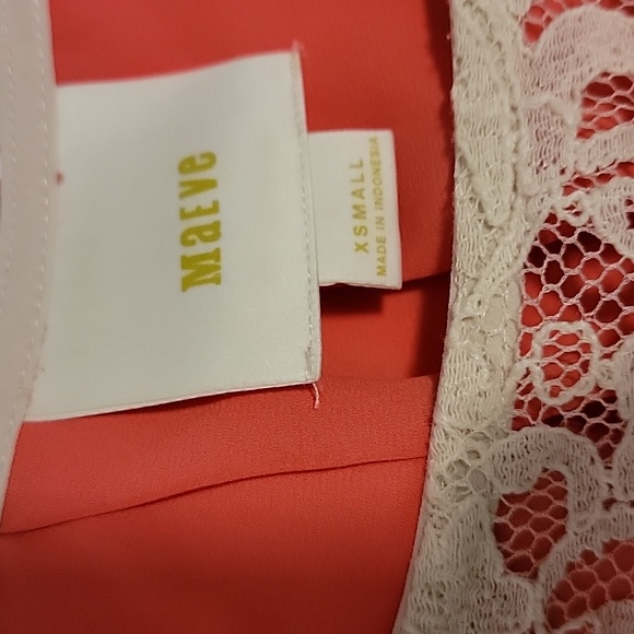 Maeve By Anthropologie Lace Tops/ Size XS - Picture 4 of 12